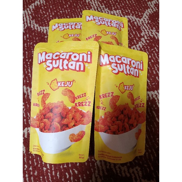 

Macaroni sultan rasa keju berat 50gram