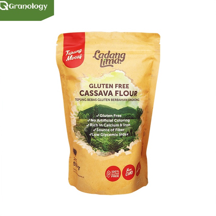 

❈Pasti Murah↕ Ladang Lima Tepung Singkong / Gluten Free Cassava Flour 500 gram Z68 ➷
