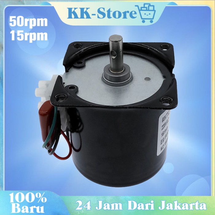Termurah 15Rpm 50Rpm Synchronous Motor / 14W 220V Gear Motor / Motor Gearbox