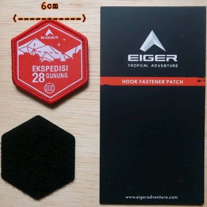 Terlaris Eiger 28 Gunung Patch Emblem Stiker Bordir Velcro Limited