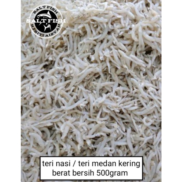

ㅨ teri nasi kering/ teri medan kering100% halal =500gram ⇔