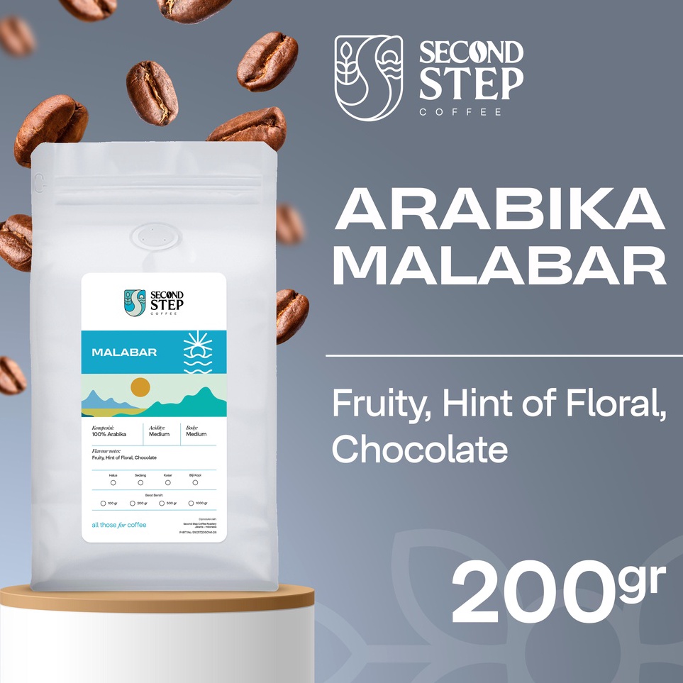 

9.9 BRANDS FESTIVAL Biji Kopi Bubuk Arabika Malabar Jawa Barat Arabica Coffee Beans 200gr