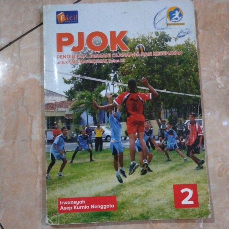 pendidikan jasmani olahraga dan kesehatan PJOK Kelas XI / 11 / 2 SMA SMK kurikulum 2013 edisi 2016 G
