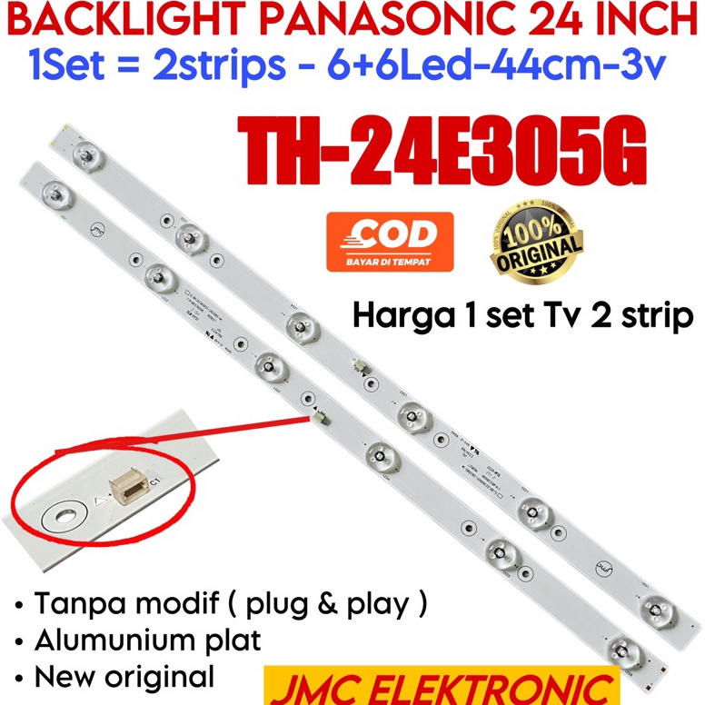 Paling Dicari.. BACKLIGHT TV LED PANASONIC TH-24E305G TH24E305G 24E305 LAMPU LED TV PANASONIC 24 INC