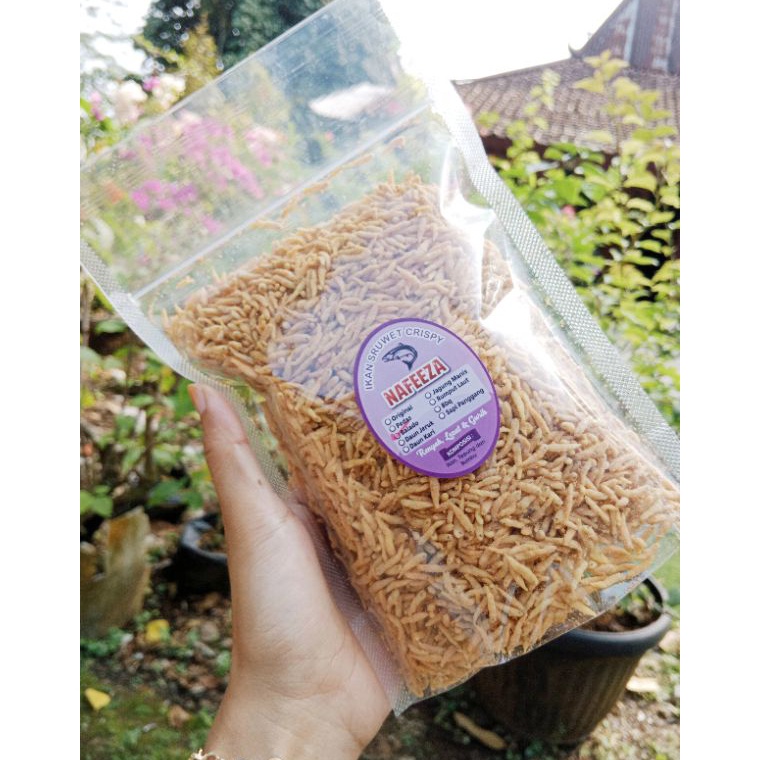 

Terbatas Ikan sruwet crispy kemasan 250gr WC7