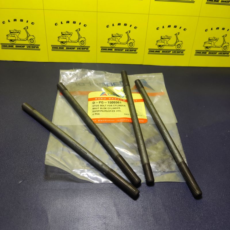 Baut Blok Silinder Vespa / Baut Tanam Blok Standart Vespa / Baut 11 11 Vespa Danmotor for