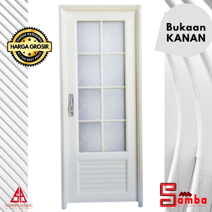 PINTU UPVC 70X198 EDEN JOICE / PINTU KAMAR MANDI UPVC