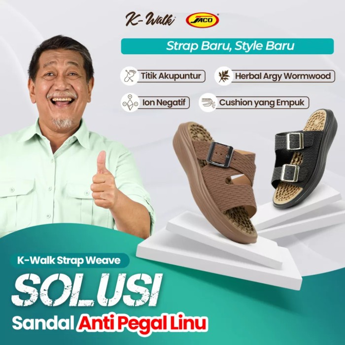 Terlaris Jaco Kozuii K-Walk Sandal Kesehatan Dan Replexi Original