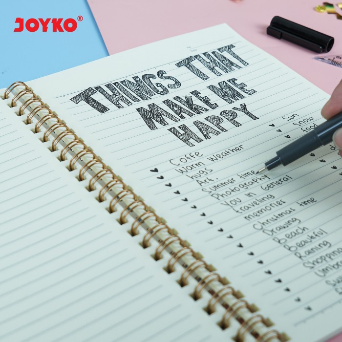 

Buku Tulis Catatan Bergaris Ruled Notebook Joyko Nb-707~711 A5