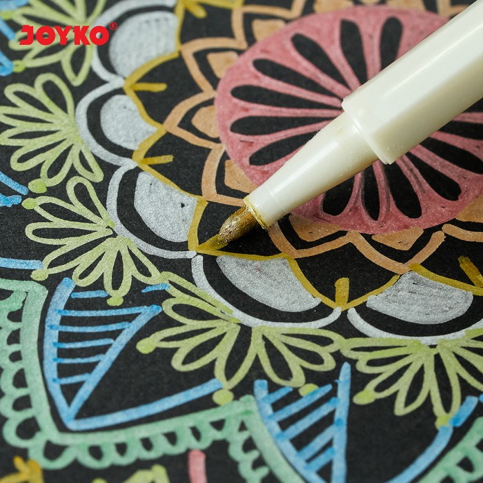 

Color Pen Pulpen Pena Warna Joyko Clp-22-10 Metallic 10 Warna Colors