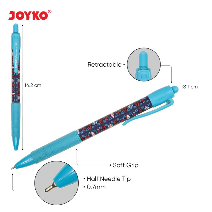 

Ball Pen / Pulpen / Pena Joyko Bp-205 / Culture 1 / 0.7 Mm