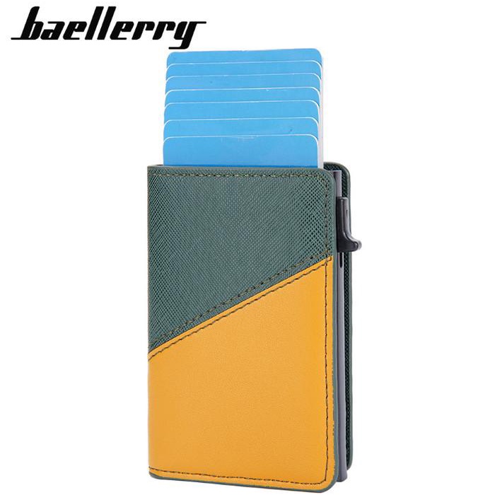 

Baellerry Rfid Anti Theft Card Dompet Kartu Wallet Kulit Import Bly64