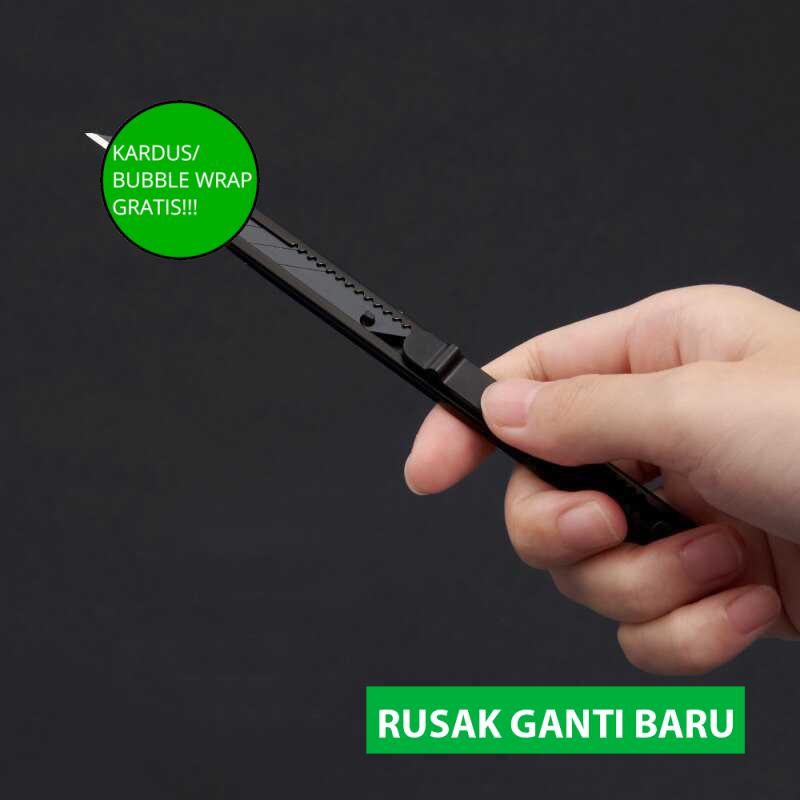 

(BISA COD!!!) Kaco SLICE Pisau Cutter Stainless Steel Utility Knife - K1425