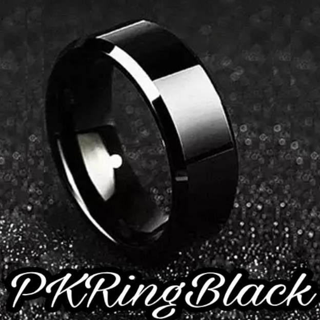 Terlaris Alat Sulap Cincin Magnet Hitam Pk Ring Black Magic Trick