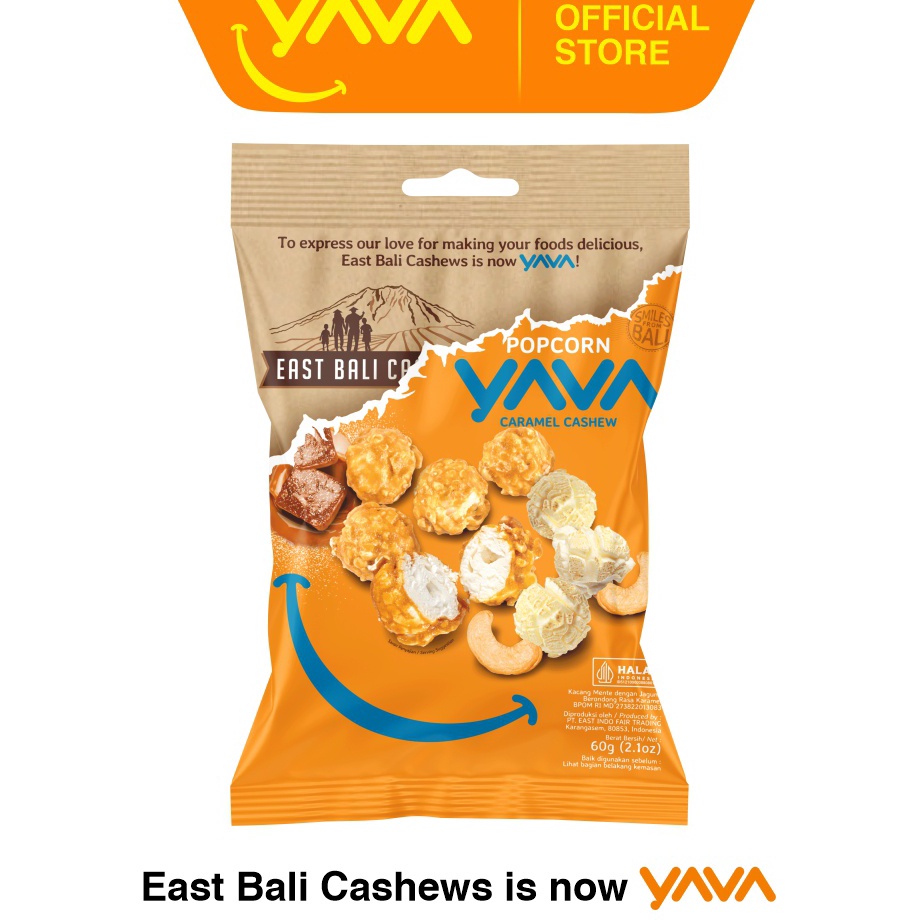 

[KODE PRODUK 7WFEM10095] YAVA Popcorn Caramel Cashew 60g
