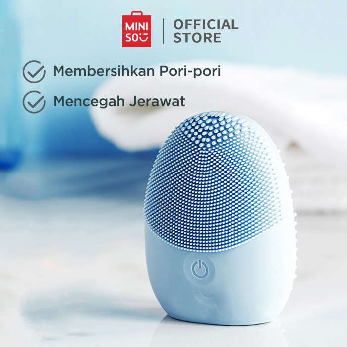 Terlaris Miniso Sikat Pembersih Wajah Alat Silikon Silicone Facial Cleaner