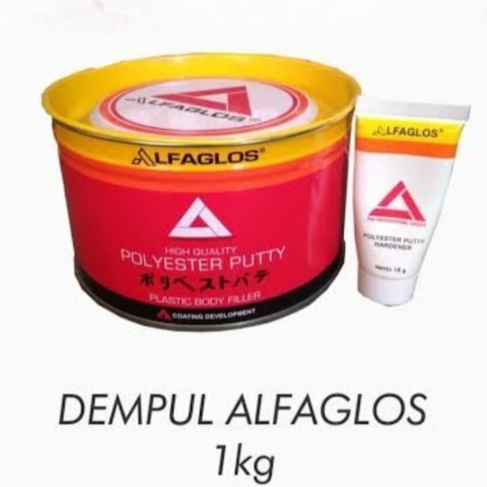 Terlaris Dempul Alfagloss 1 Kg - Dempul Besi Cat Mobil - Dempul Plastik