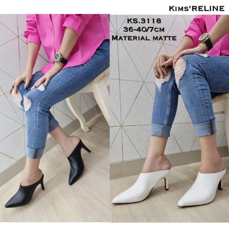 sepatu hak pump 3118 tinggi 7cm(RK)