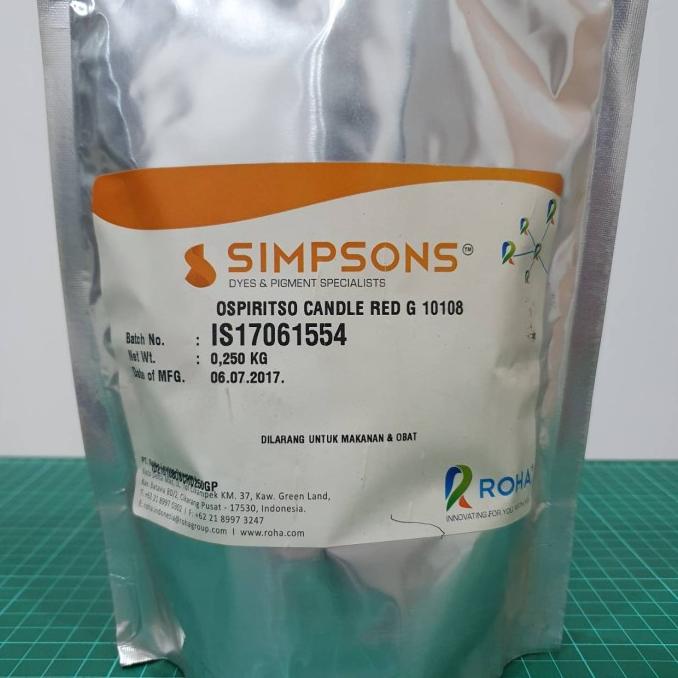

Ospiritso Pewarna Minyak / Bahan Bakar - 250 g