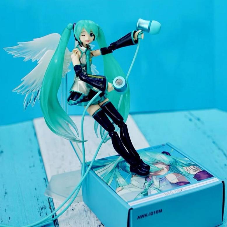 AWA313 SEAHF Bug Guys with Mic AWK-I016M Miku Hatsune Earphone Headset IEM +