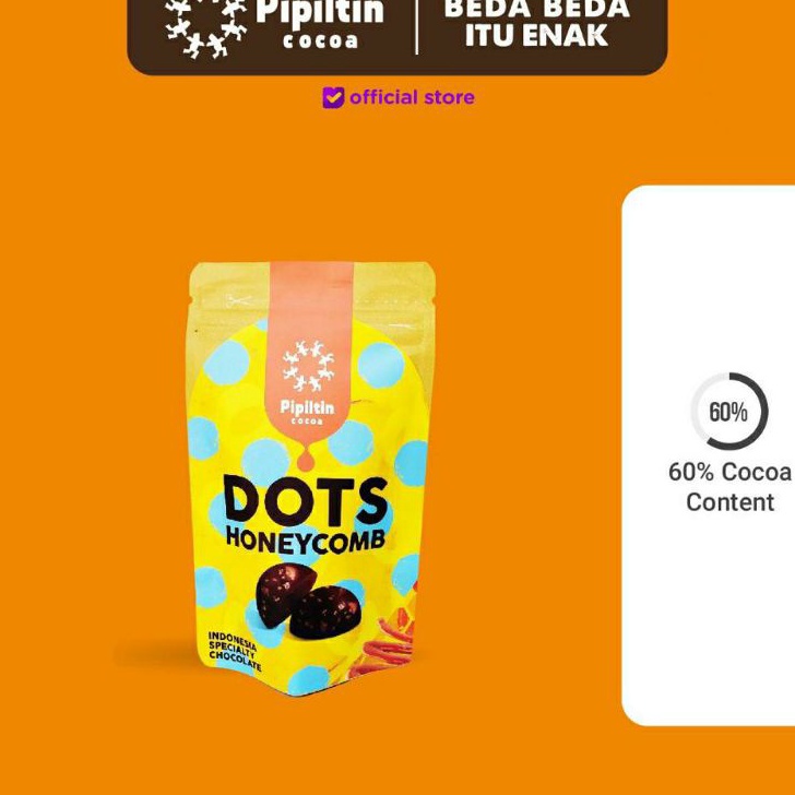 

[KODE PRODUK 0GSMH5549] Pipiltin Cocoa Cemilan Snack Coklat - Chocolate Dots Honey Comb