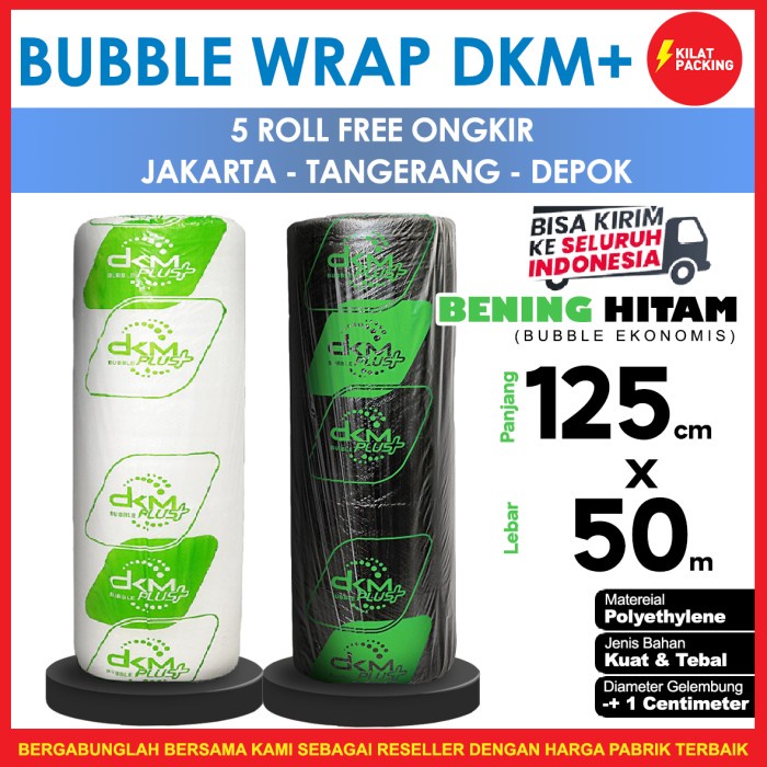 

Bestseller Plastik Bubble Wrap Ekonomis Bubble Wrap Dkm+ 125Cm X 50M /Roll