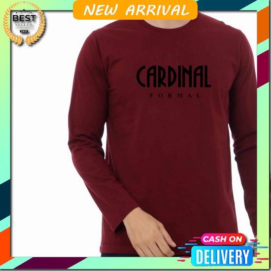 Kaos Smule Lengan Panjang Baju Distro Baju Kaos Lengan Panjang Cardinal Formal Terbaru Kaos Terlaris