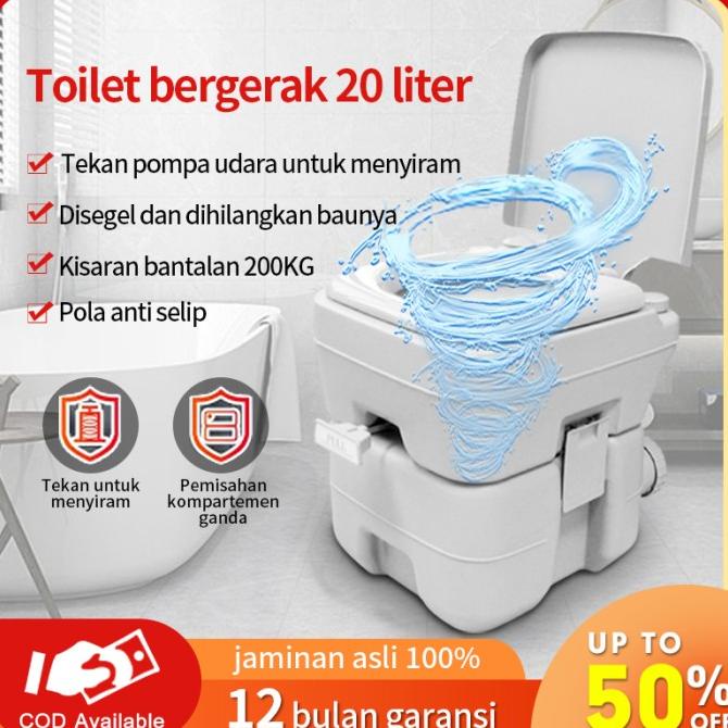 JF Toilet Portable untuk Camping or Manula/toilet bergerak/toilet luar