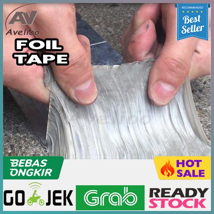 

Terlaris Lakban Anti Bocor Alumunium Foil Tape Perekat Super Kuat