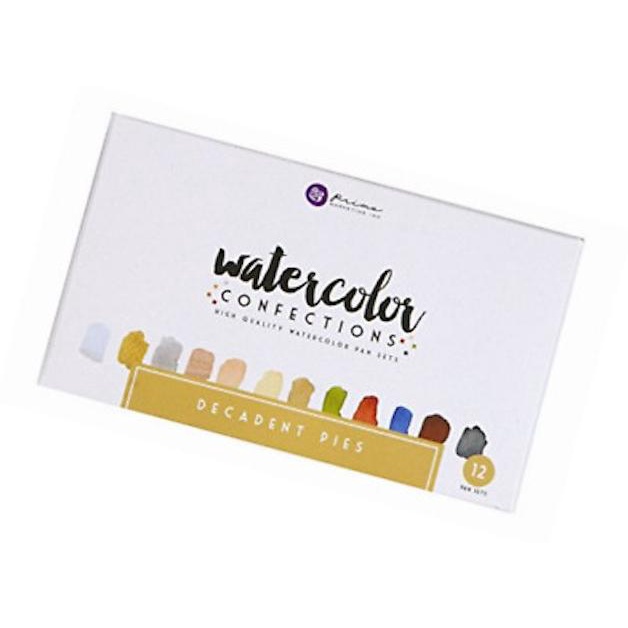 

Prima Marketing Watercolor Confections (Decadent Pies) - 12 Colors