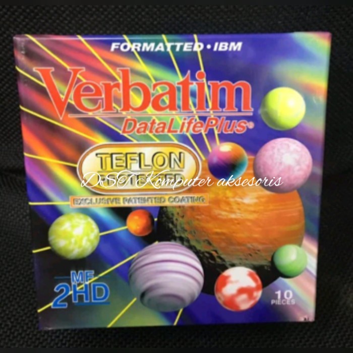 Terlaris Disket Verbatim Mf2Hd/ Floppy Disket 1.44Mb