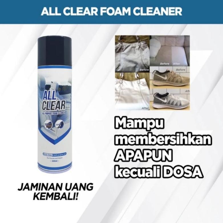 Grosir All Clear Purpose Foam Cleaner Pembersih Serbaguna Multifungsi Menghilangkn Noda Kuning Membandel Kyx