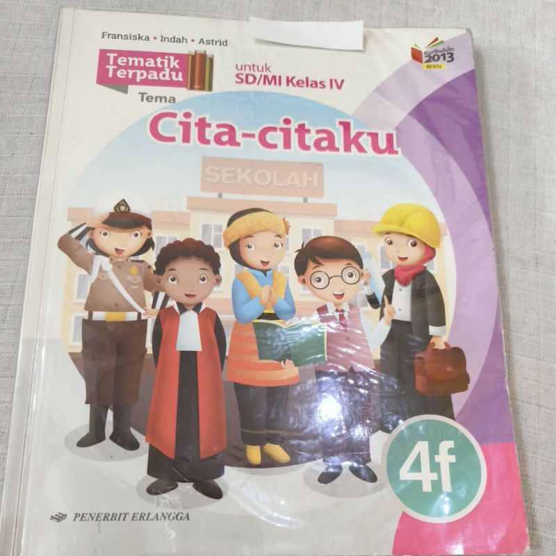Tematik terpadu 4f erlangga kelas 4sd