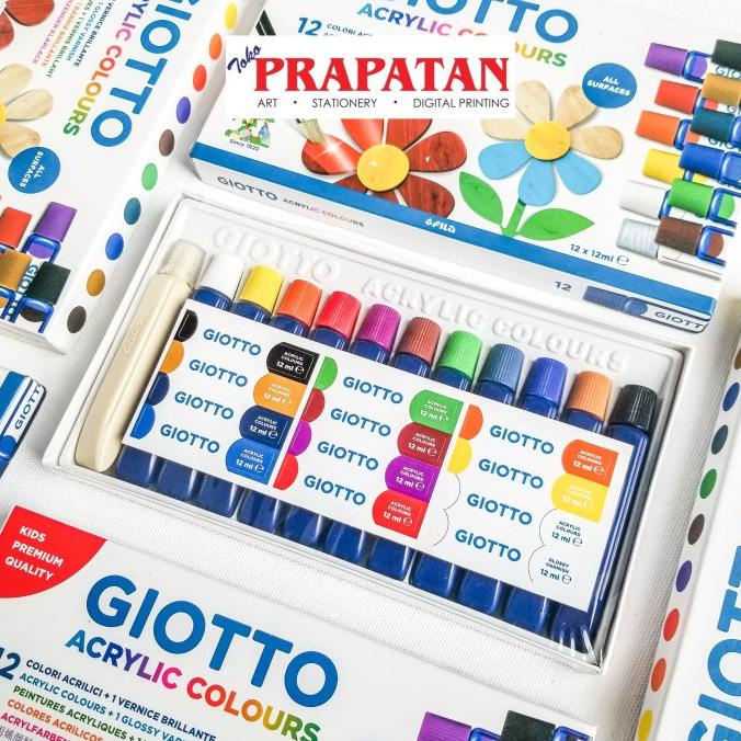 

Giotto Acrylic Colours set 12x12ml / Cat Akrilik Giotto set