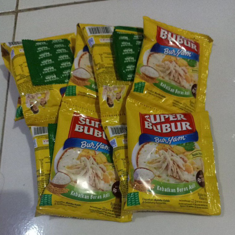 

[KODE PRODUK TS6MY4192] super bubur ayam renteng (10 sachet)