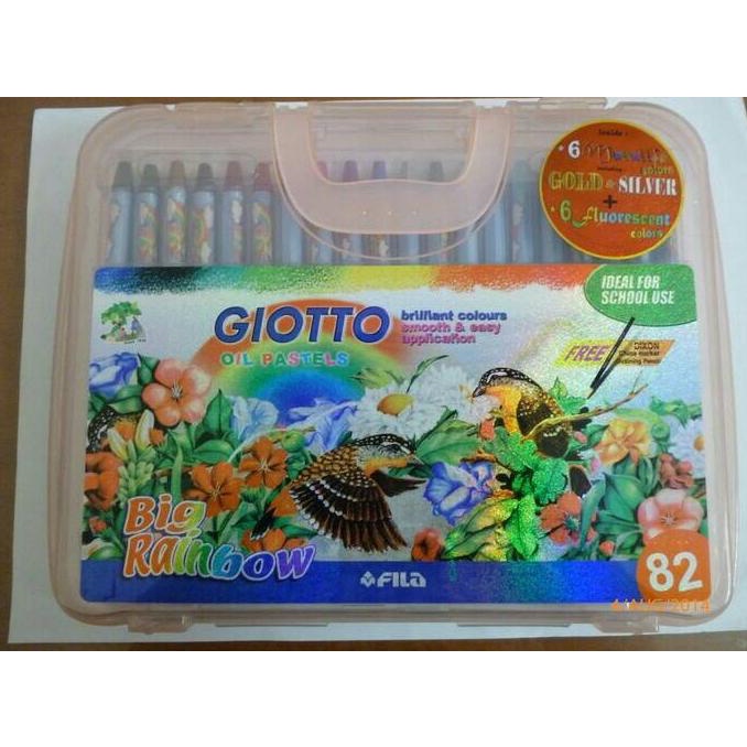 

Oil pastel 82 colours GIOTTO new product