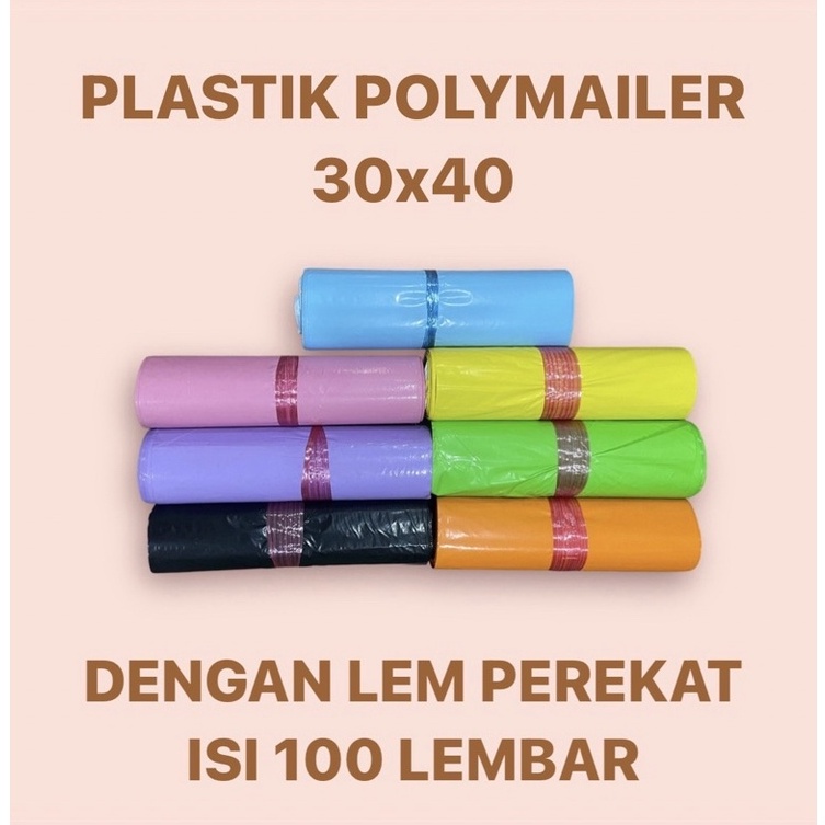 

7.7 HARGA GROSIR 30x40 100 LEMBAR | PLASTIK POLYMAILER PLASTIK PACKING ONLINE SHOP