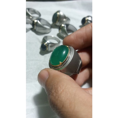 emban ikat ring monel super doff handmade