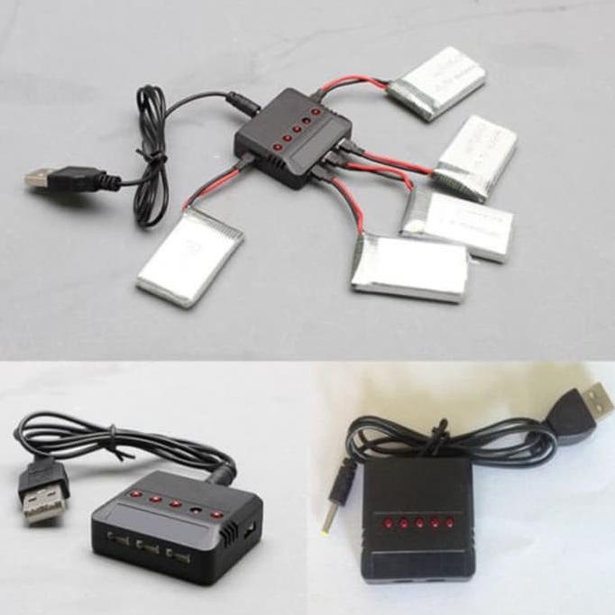 Usb Charger Battery Baterai Lipo Drone Quadcopter 5 Cell Output Losi