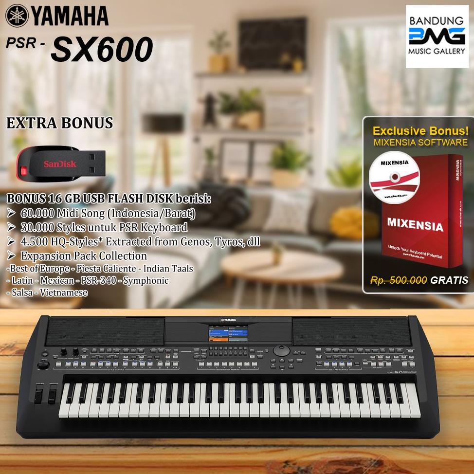New Yamaha Psr Sx600 Keyboard / Psrsx600 / Psr Sx 600 (Penerus S670)