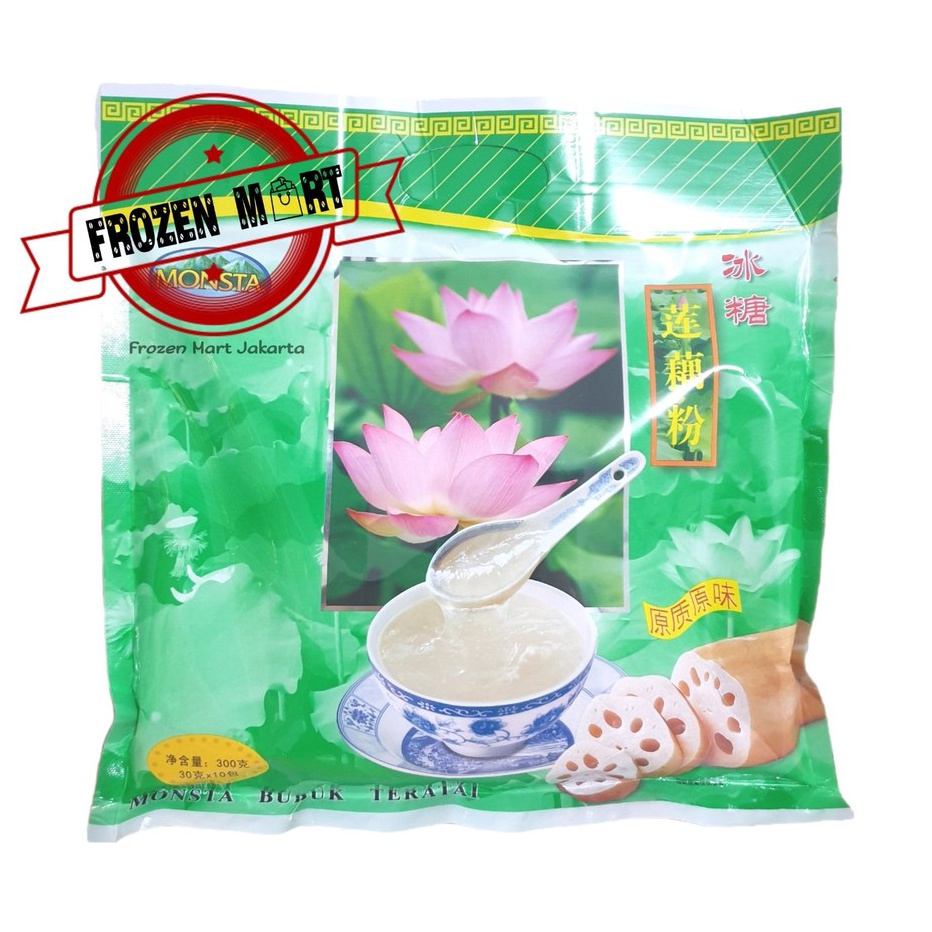

[KODE PRODUK 7DLYN7138] MONSTA Bubuk Teratai 300 Gr