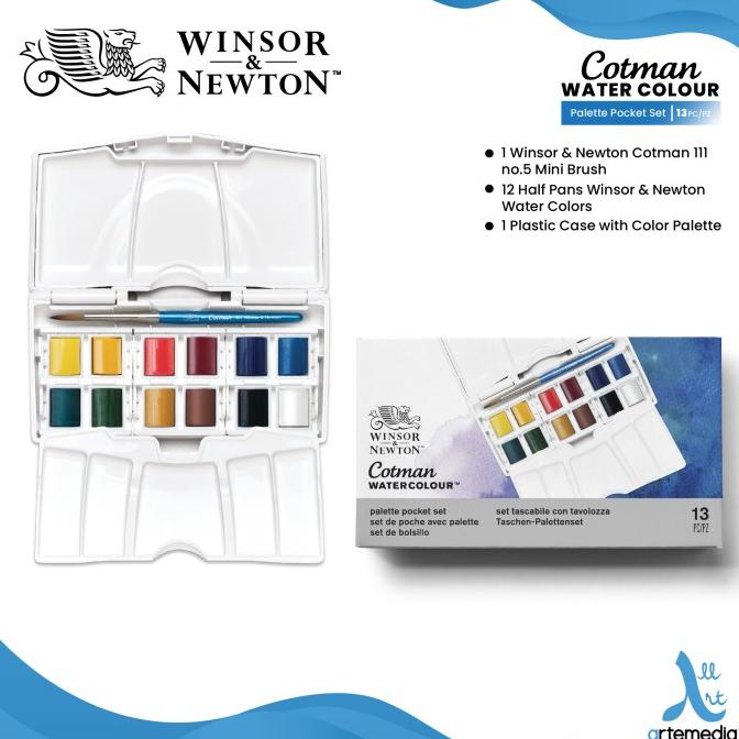 

Cat Air Winsor & Newton Cotman 12 Half Pan Pocket Plus Watercolor