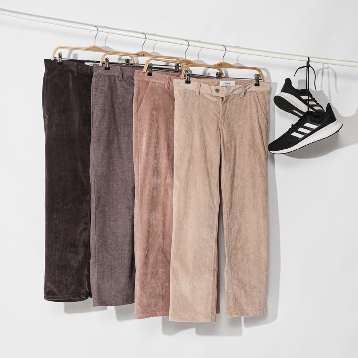 ✓ Kiko Ina Corduroy LOOSE pants | Celana panjang pria