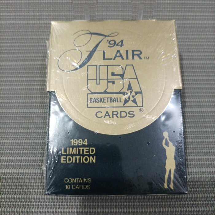 Terlaris Flair 1994 Limited Edition Usa Basketball Trading Cards Sealed Pack