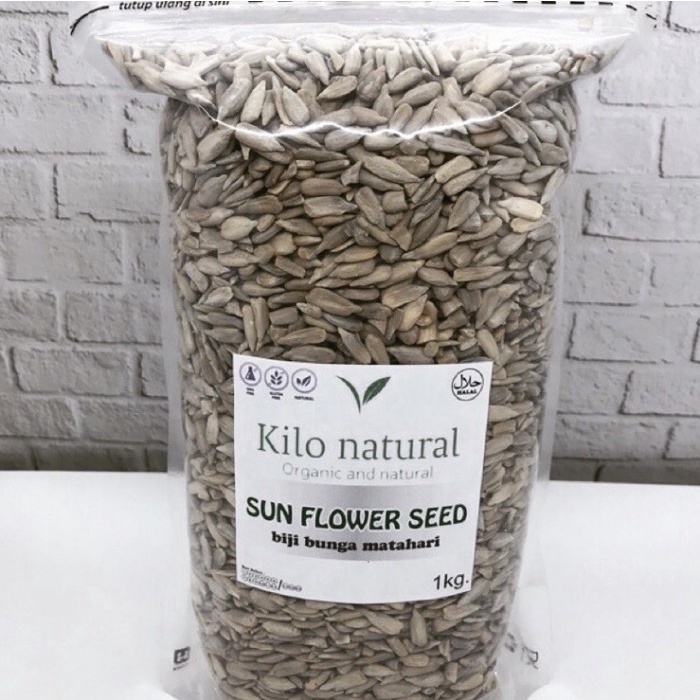 

Terlaris Raw Sunflower Seed 1 Kg / Biji Bunga Matahari Mentah 1 Kg / Kwaci