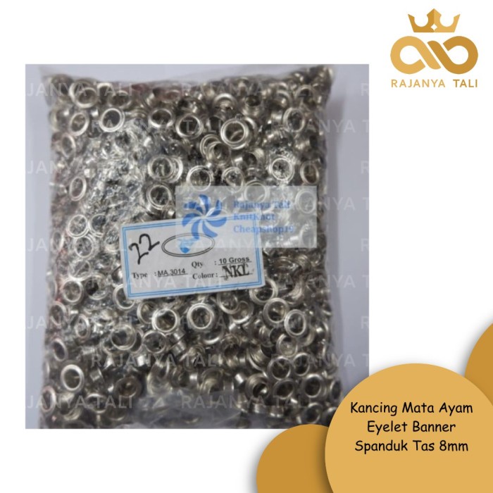 

Terlaris Kancing Mata Ayam Eyelet Banner Spanduk Tas 8Mm