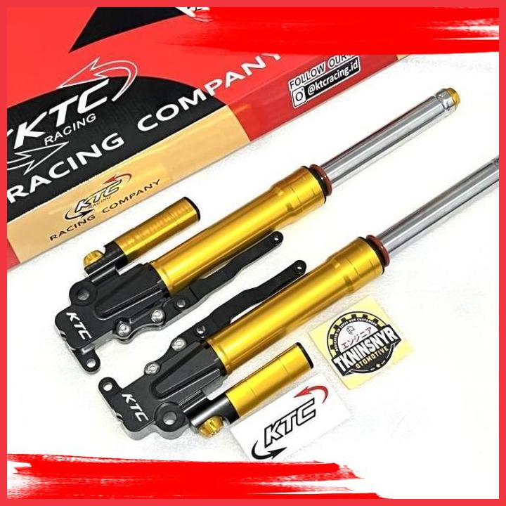 (TKN) SHOCK TABUNG DEPAN KTC RACING VARIO BEAT SCOOPY GENIO - ORIGINAL