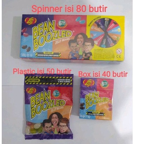 

[KODE PRODUK HN9783734] Bean Boozled edisi 6th refill / spinner / permen rasa aneh