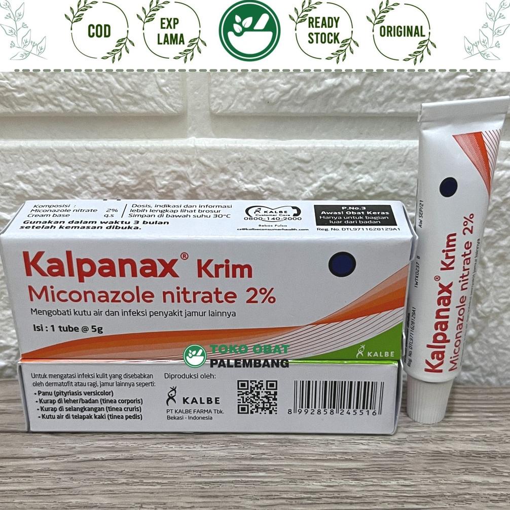 7.7 Kalpanax Krim 5 Gram Salep Kutu Air Kulit Jamur Kalpanak Mikosis