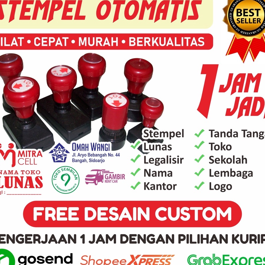 

♥ LXXX 5594 Stempel, Stempel otomatis free desain custom untuk stempel perusahaan, logo, nama stempel tanda tangan, stempel lunas, online shop, toko, sekolah, legalisir HOT ♧